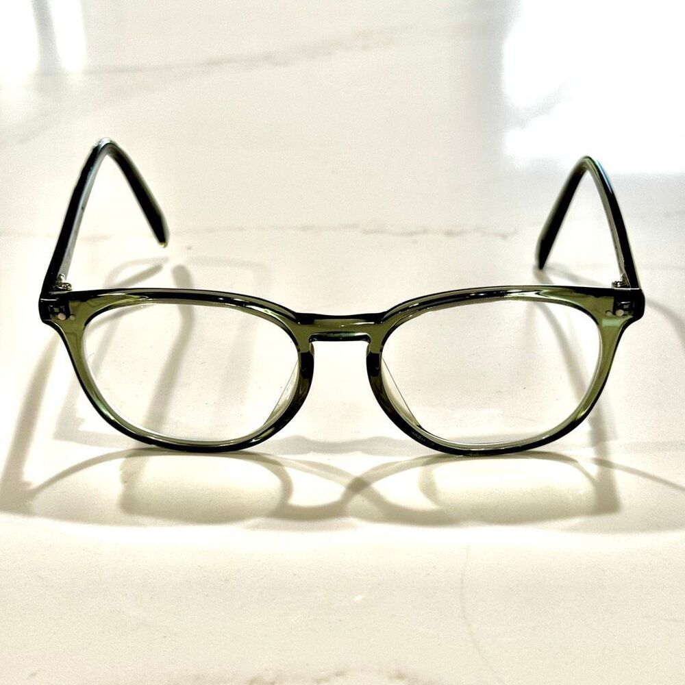 Warby Parker Carlton Green Eyeglasses. Size 145